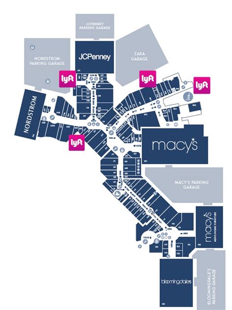 map of aventura mall stores